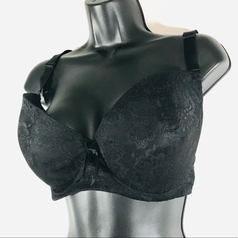Angelina Black Lace Bra 42D